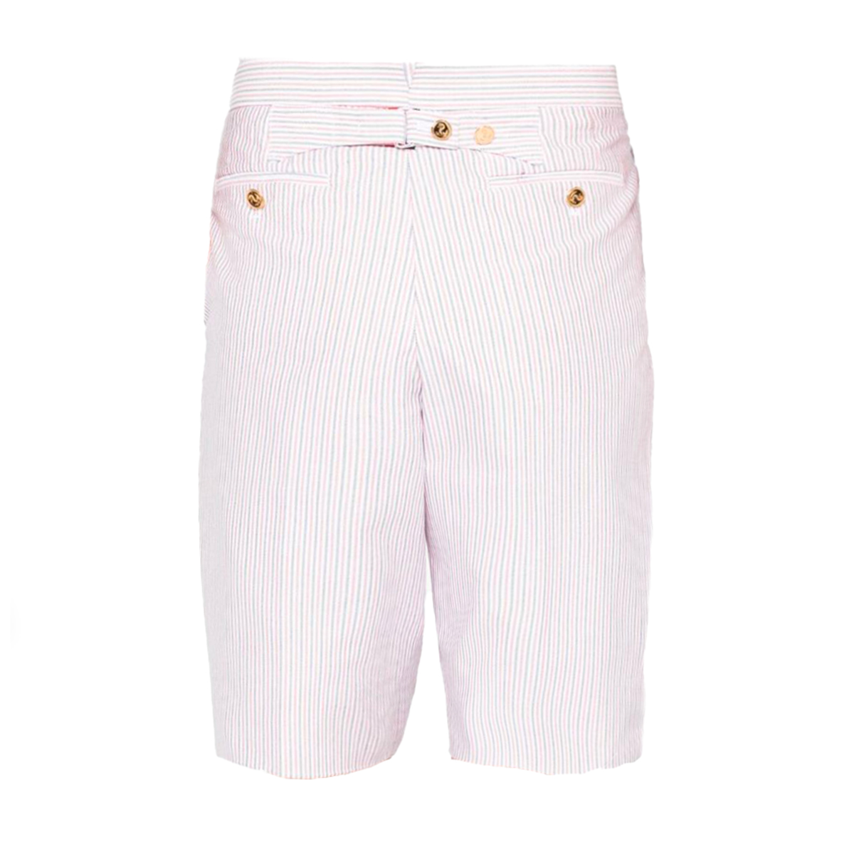 Thom Browne Multicolour Cotton Vertical Stripe Shorts Wit