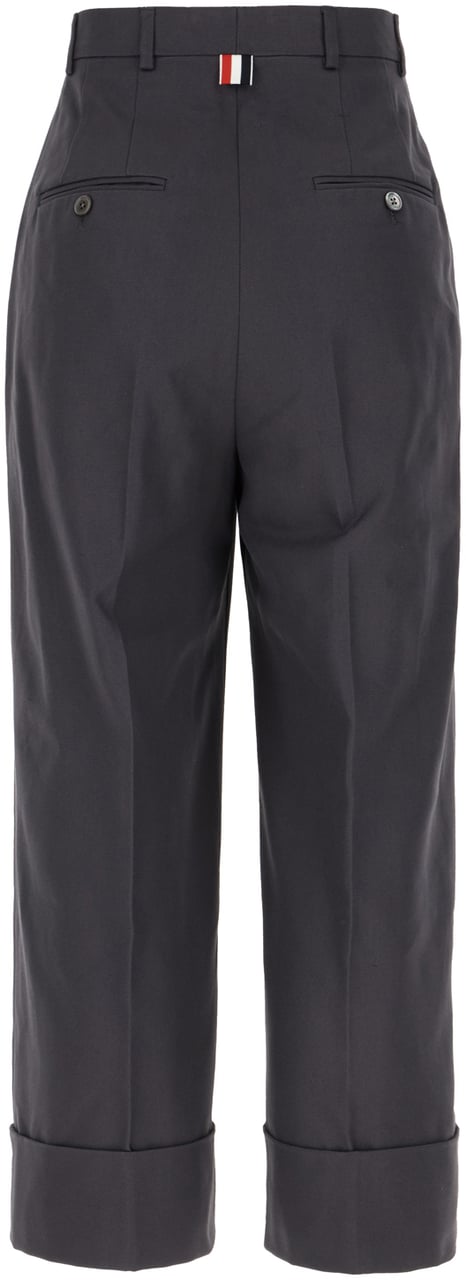 Thom Browne Thom Browne Grey cotton pants Grijs