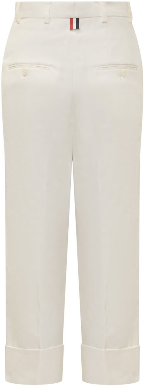 Thom Browne Pantalone RWB Gros-Grain Wit