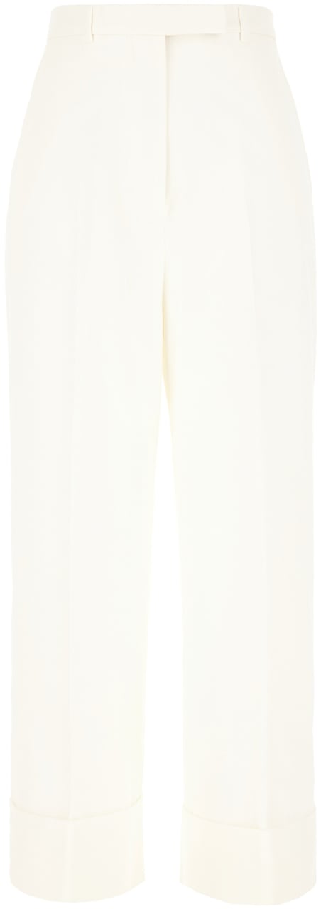 Thom Browne Thom Browne White cotton pants Wit