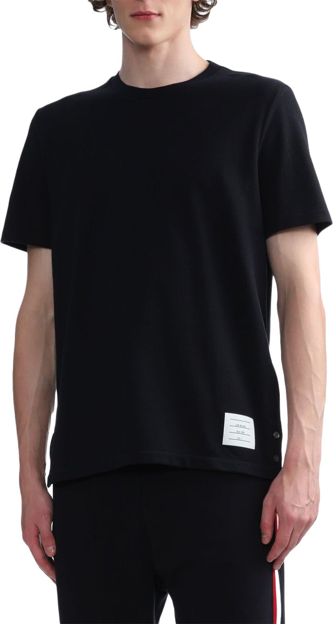 Thom Browne T-Shirts And Polos Blu Navy Navy