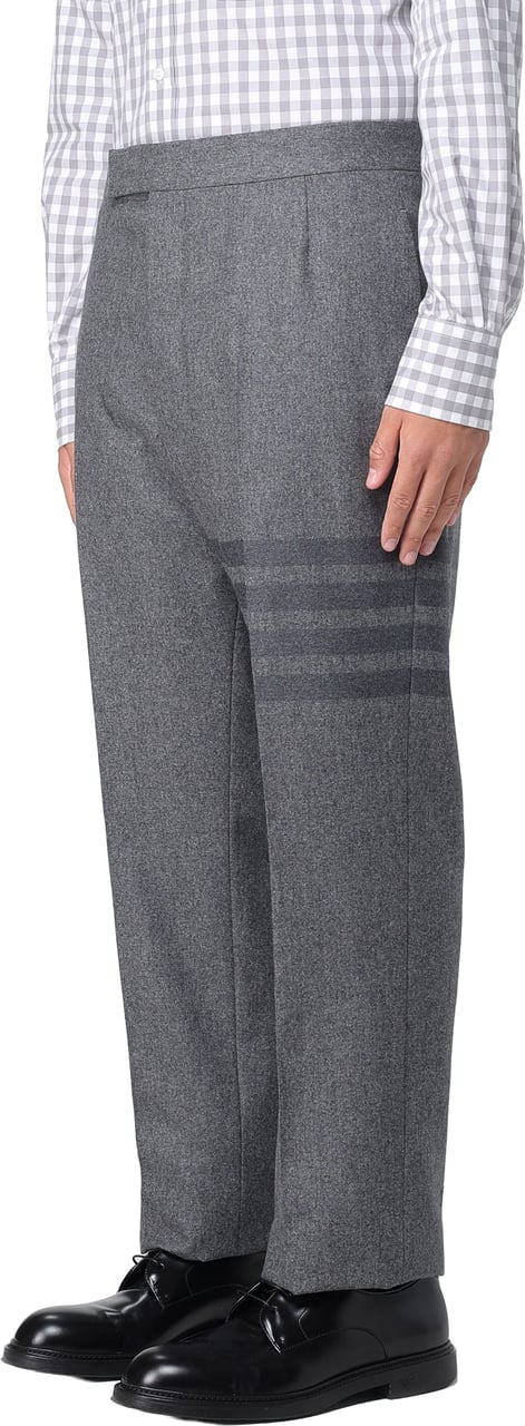 Thom Browne Trousers Grigio Grijs