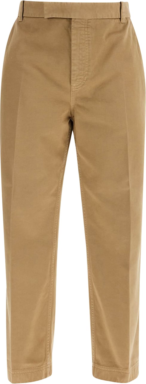 Thom Browne Garment Dyed Cotton Twill Dark Beige Beige