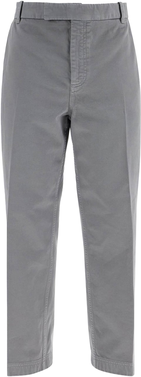 Thom Browne Garment Dyed Cotton Twill Grey Grijs