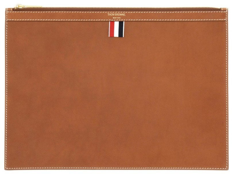 Thom Browne Medium Document Holder Bruin