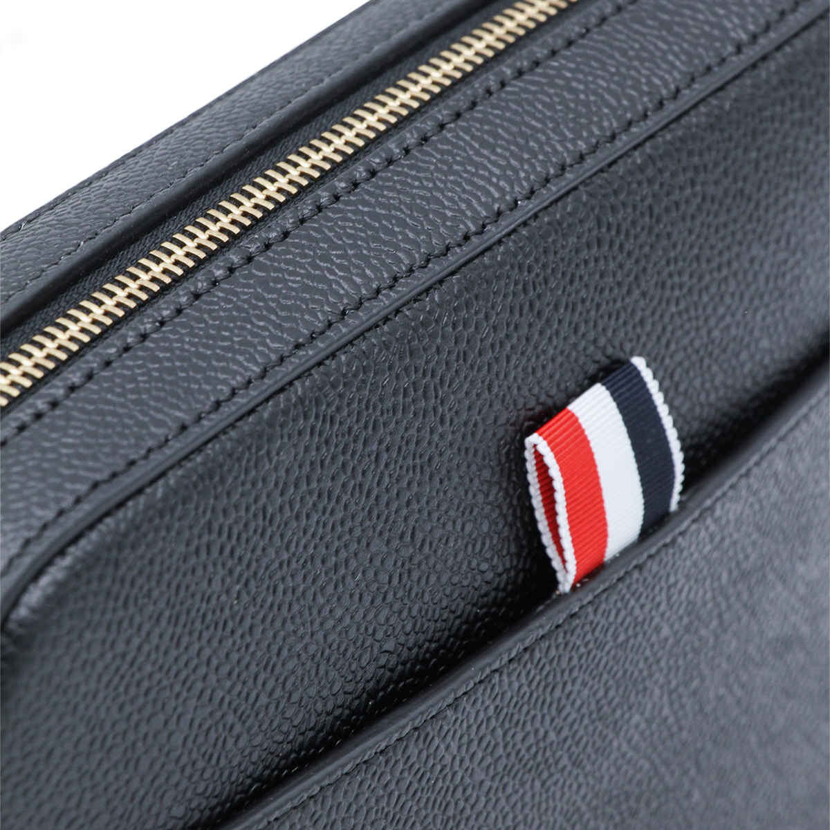 Thom Browne Structured Black Bag Zwart