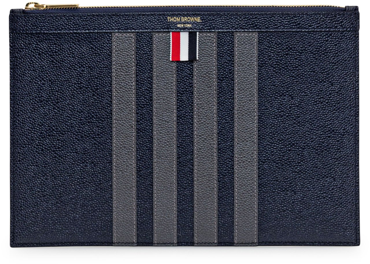 Thom Browne Porta Documenti Piccolo Navy