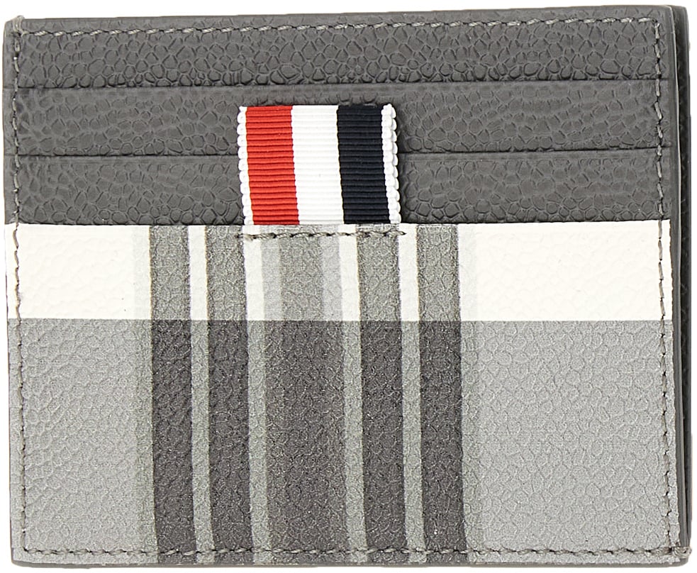 Thom Browne Thom Browne Printed leather card holder Divers