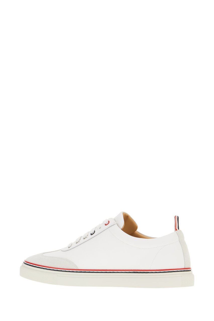 Thom Browne Thom Browne White leather sneakers Wit
