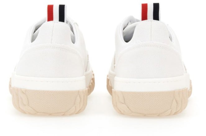 Thom Browne Cotton Canvas Sneaker Wit