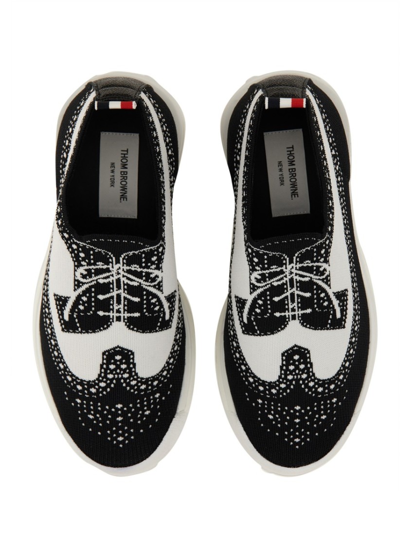 Thom Browne Tech Runner Sneaker Zwart