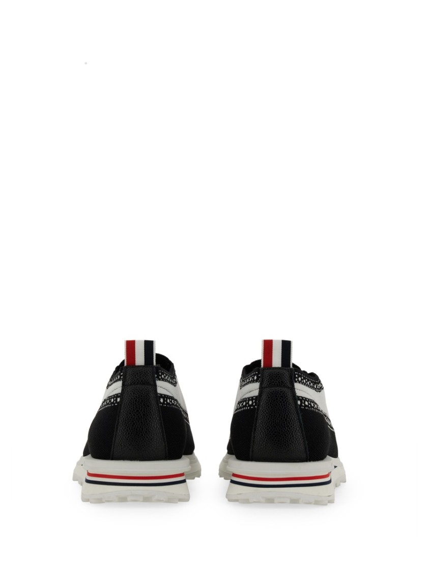 Thom Browne Tech Runner Sneaker Zwart