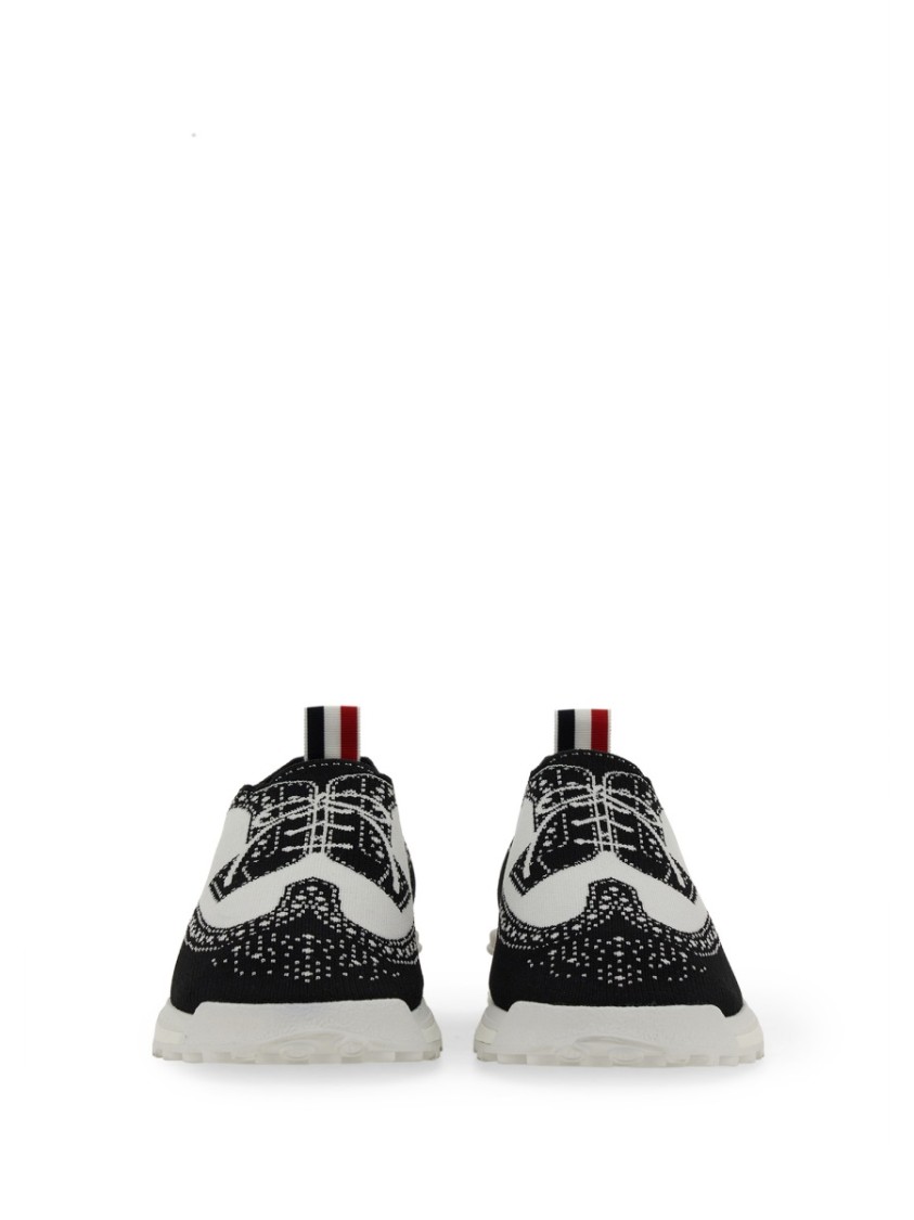 Thom Browne Tech Runner Sneaker Zwart