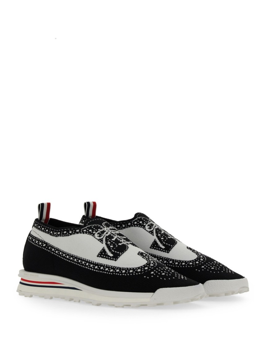 Thom Browne Tech Runner Sneaker Zwart