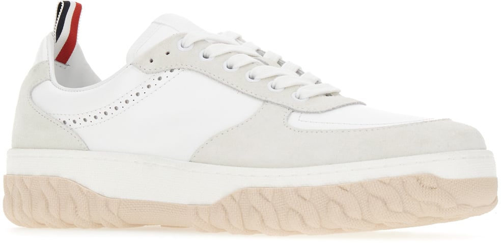 Thom Browne Thom Browne Two-tone leather Letterman sneakers Divers