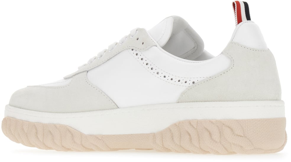 Thom Browne Thom Browne Two-tone leather Letterman sneakers Divers