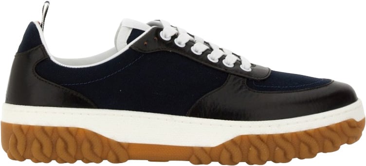 Thom Browne Trainer "Letterman" Blauw