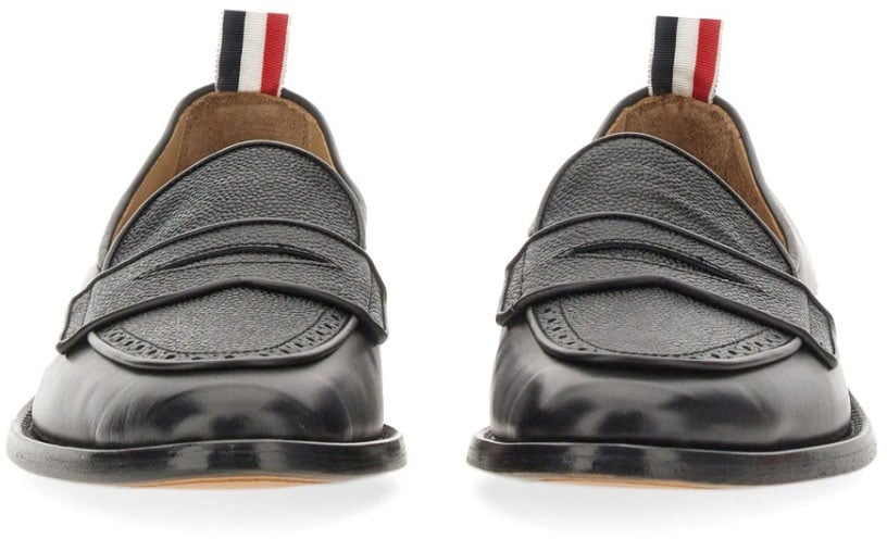 Thom Browne Varsity Penny Loafer Zwart