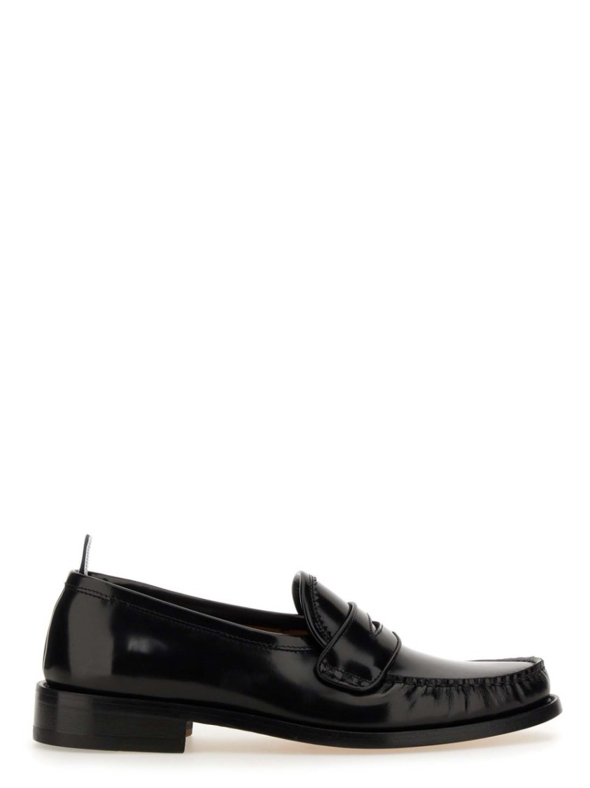 Thom Browne Leather Loafer Zwart