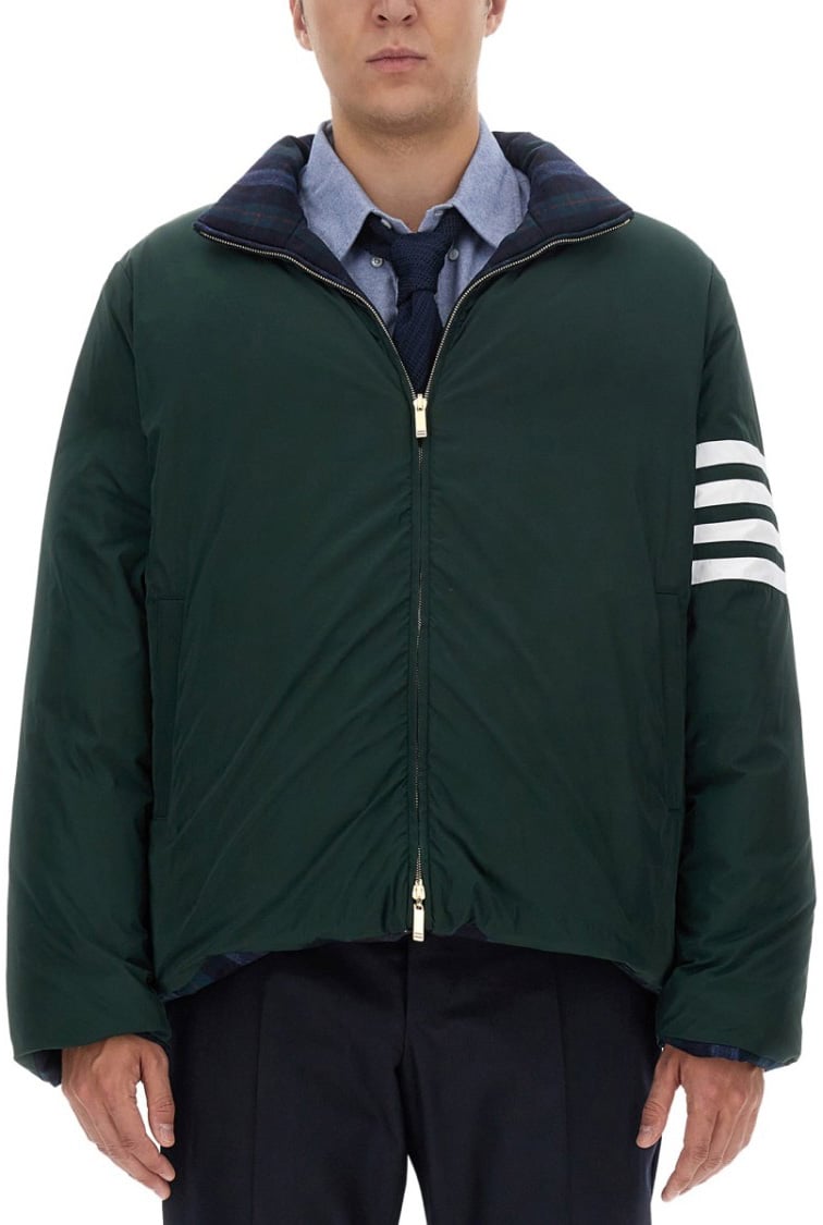 Thom Browne Reversible Jacket Blauw