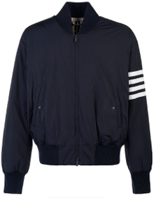 Thom Browne Coats Blue Blauw