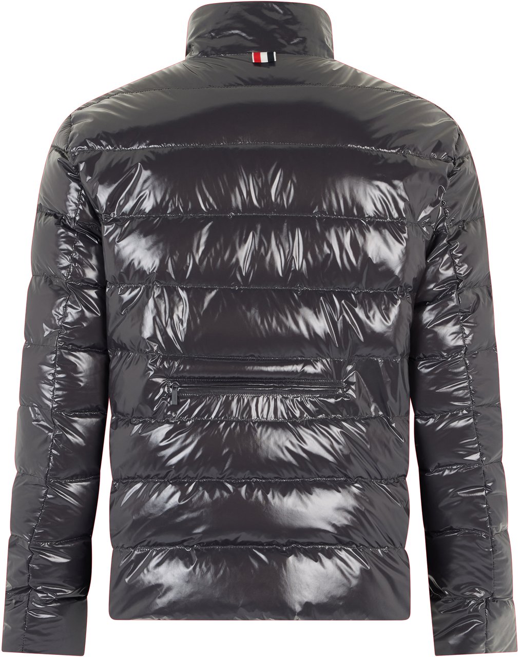 Thom Browne Reversible quilted down jacket Zwart