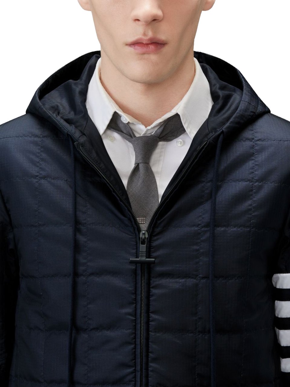 Thom Browne Coats Navy Navy