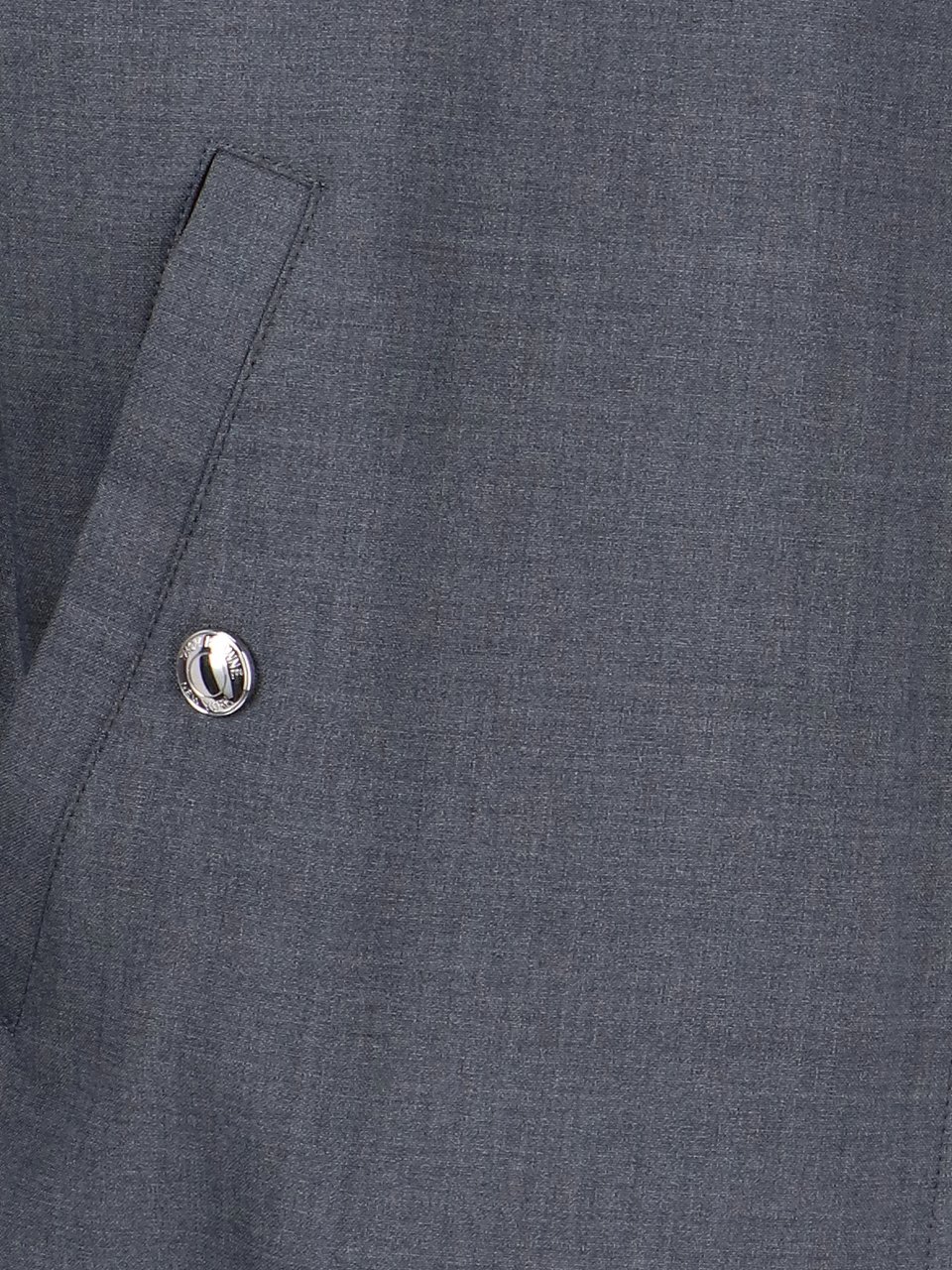 Thom Browne Wool Bomber Jacket With Iconic Stripe Details Grijs