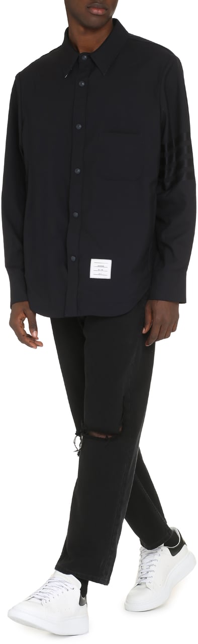 Thom Browne Wool overshirt Navy