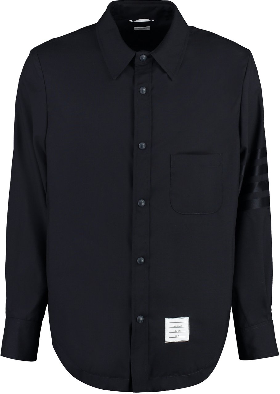 Thom Browne Wool overshirt Navy