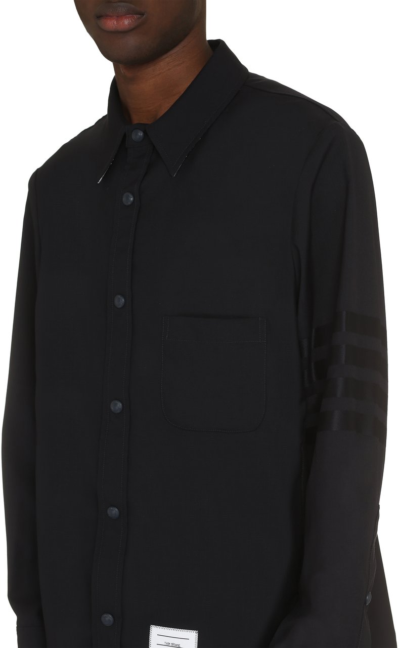 Thom Browne Wool overshirt Navy