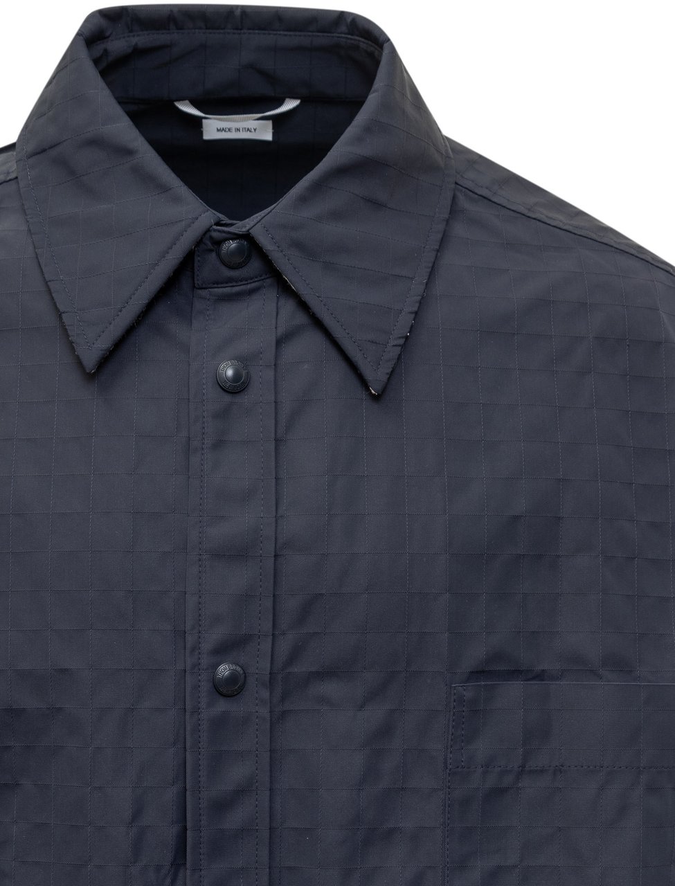 Thom Browne Camicia Oversize con Cuciture Blauw