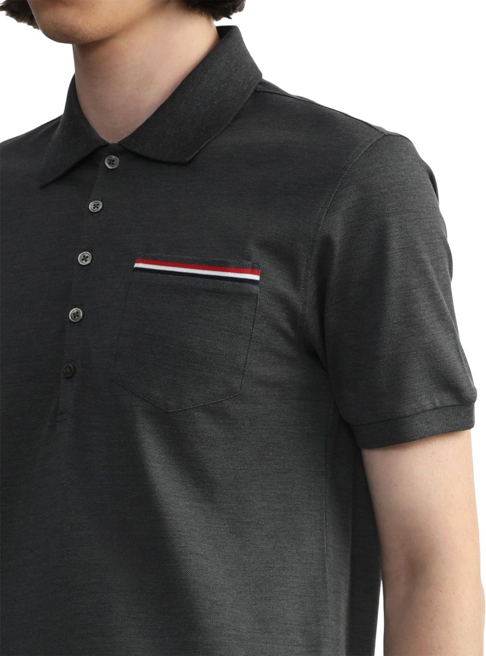 Thom Browne T-Shirts And Polos Dark Grey Donkergrijs