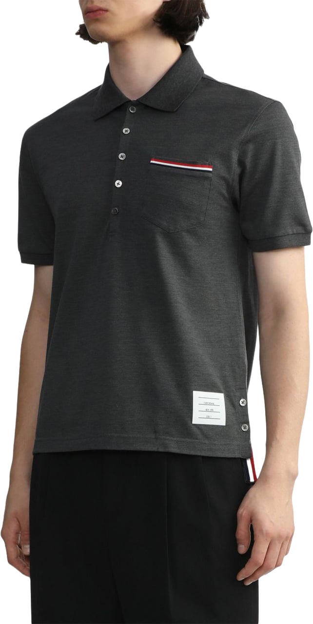 Thom Browne T-Shirts And Polos Dark Grey Donkergrijs