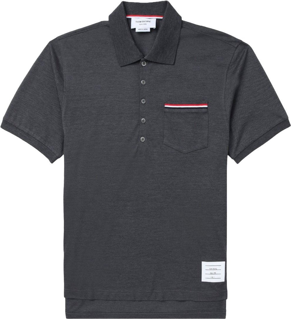Thom Browne T-Shirts And Polos Dark Grey Donkergrijs