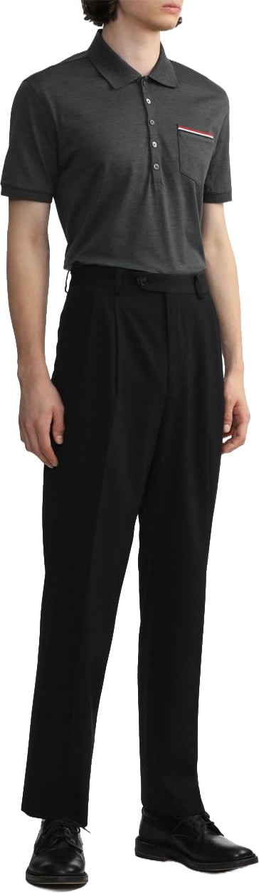 Thom Browne T-Shirts And Polos Dark Grey Donkergrijs