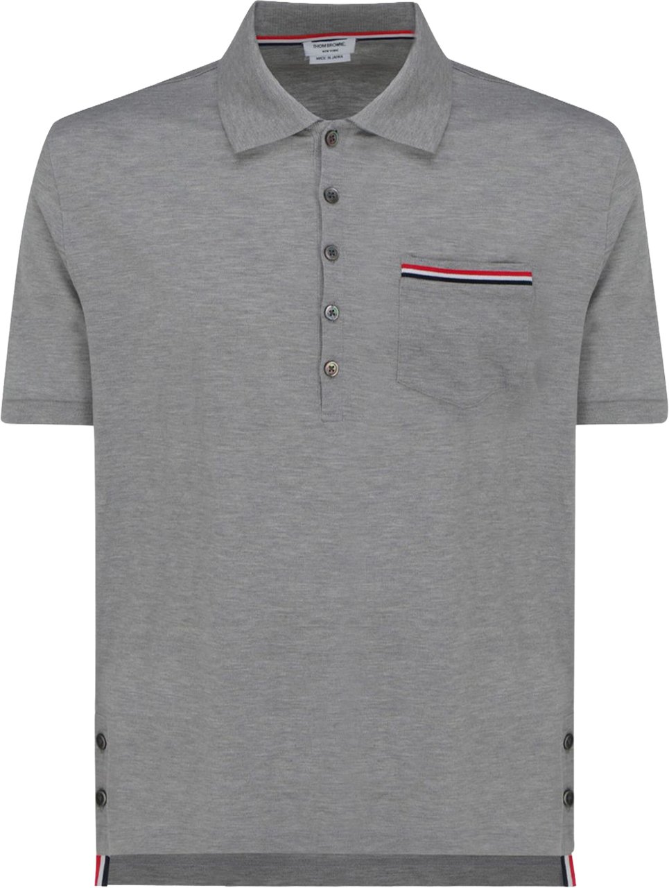 Thom Browne T-Shirts And Polos Grey Lichtgrijs