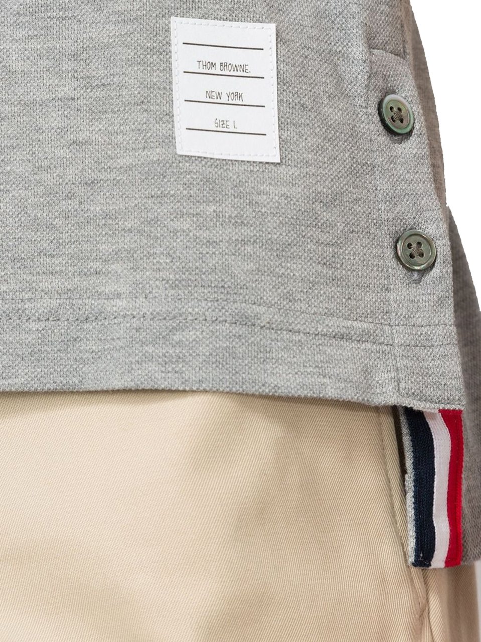 Thom Browne T-Shirts And Polos Light Grey Grijs