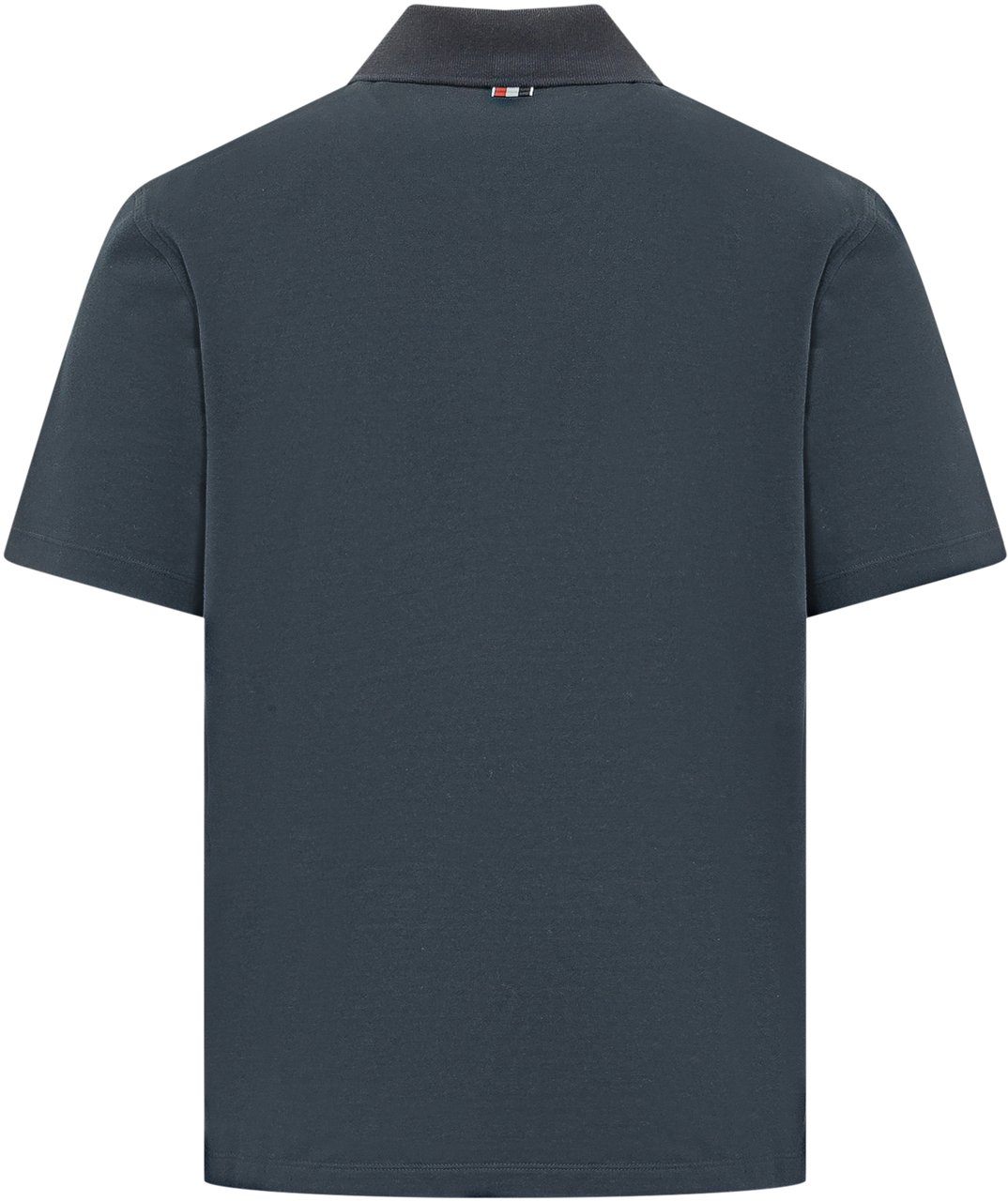 Thom Browne Polo Maniche Corte Relaxed Fit Navy
