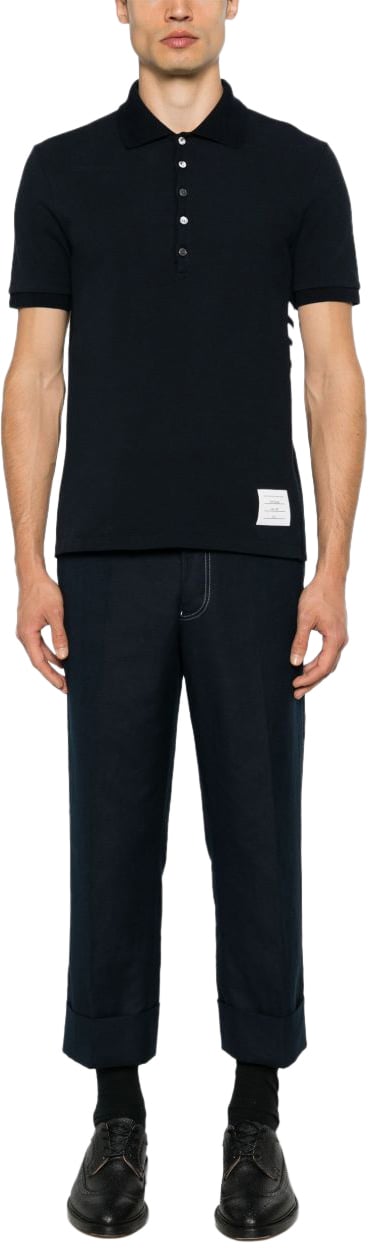 Thom Browne T-Shirts And Polos Blue Blauw