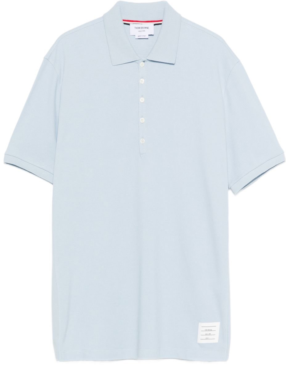 Thom Browne T-Shirts And Polos Clear Blue Blauw