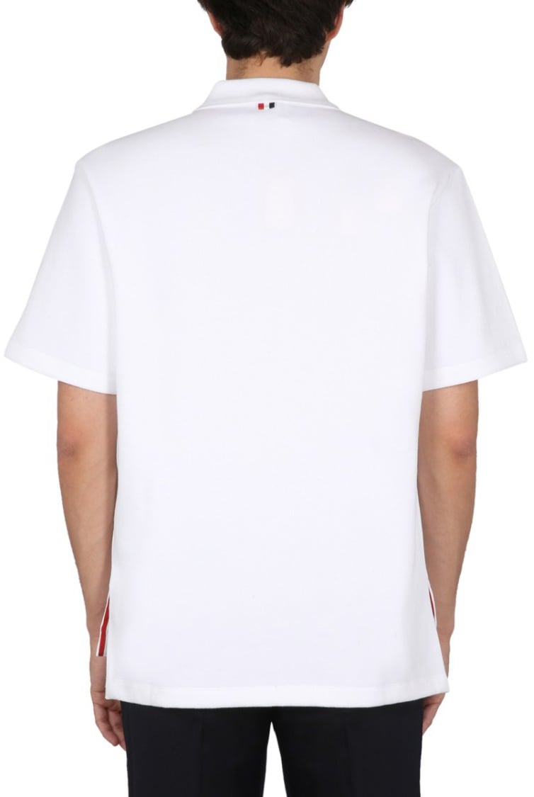 Thom Browne Cotton Polo Wit