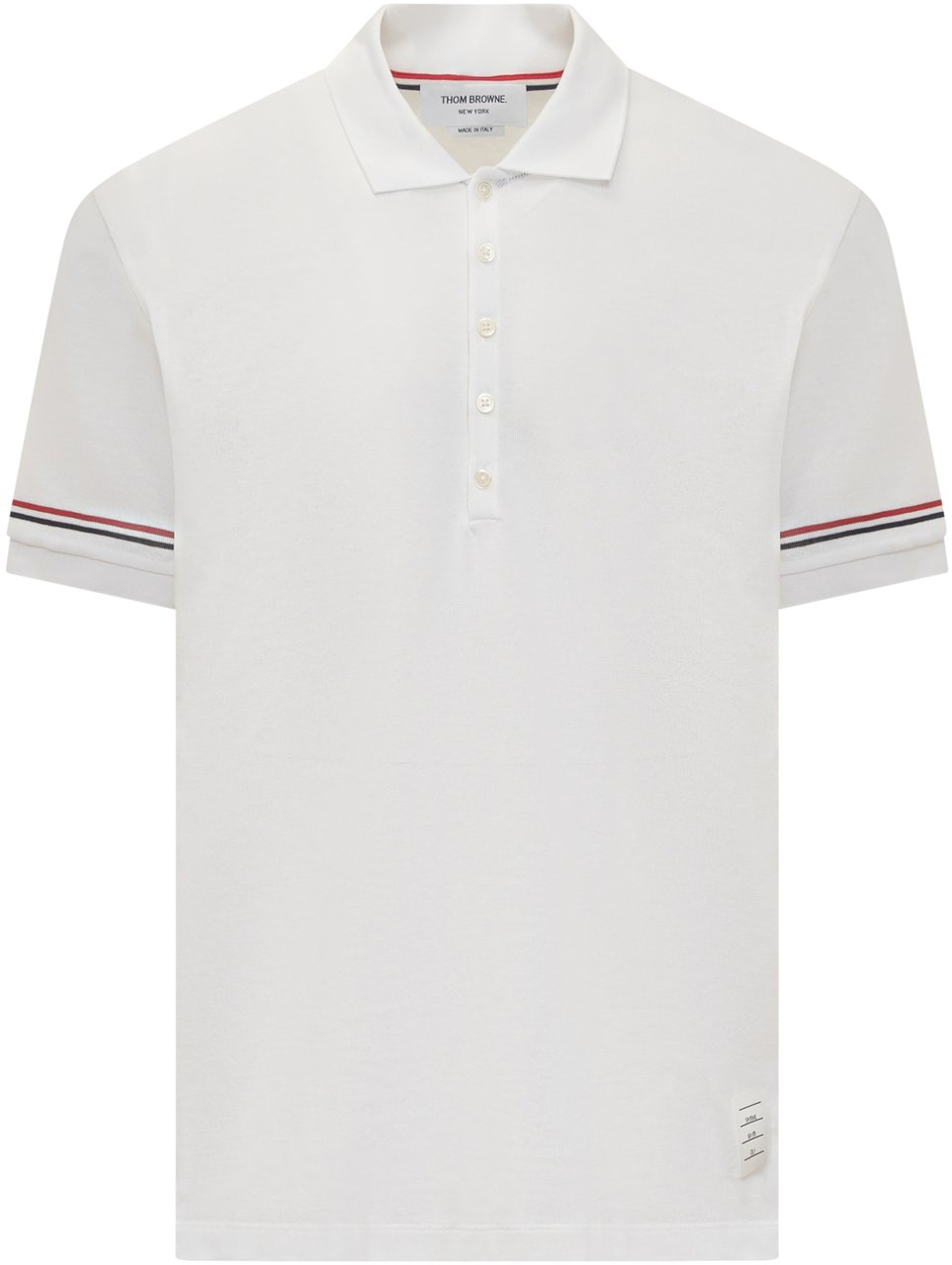 Thom Browne Polo con Logo RWB Wit