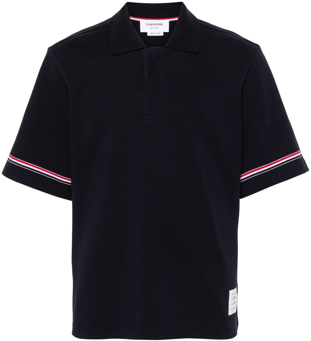 Thom Browne T-Shirts And Polos Blue Blauw