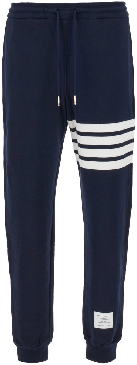 Thom Browne Thom Browne Blue cotton joggers Blauw