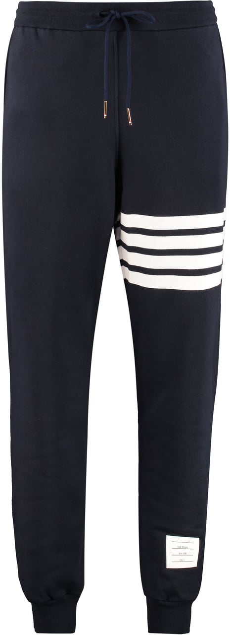 Thom Browne Track-pants with decorative stripes Navy