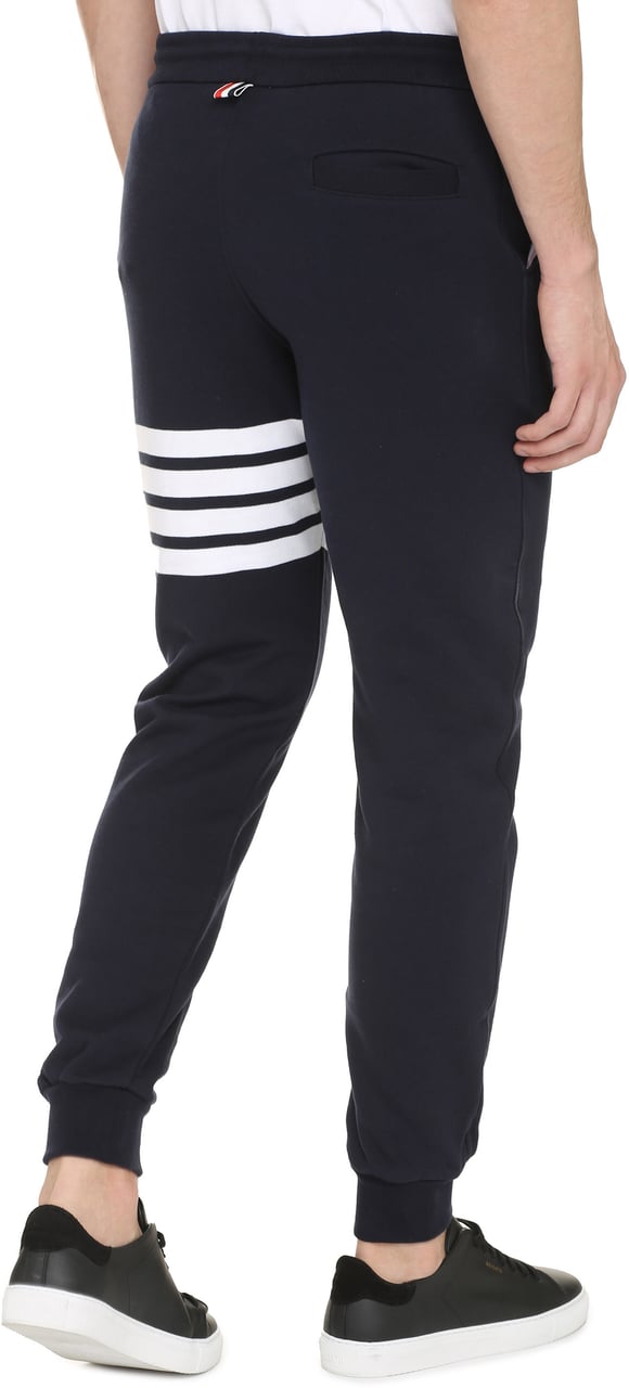 Thom Browne Track-pants with decorative stripes Navy