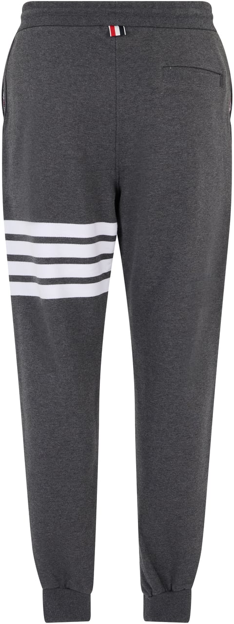 Thom Browne Loopback sports pants in cotton Grijs