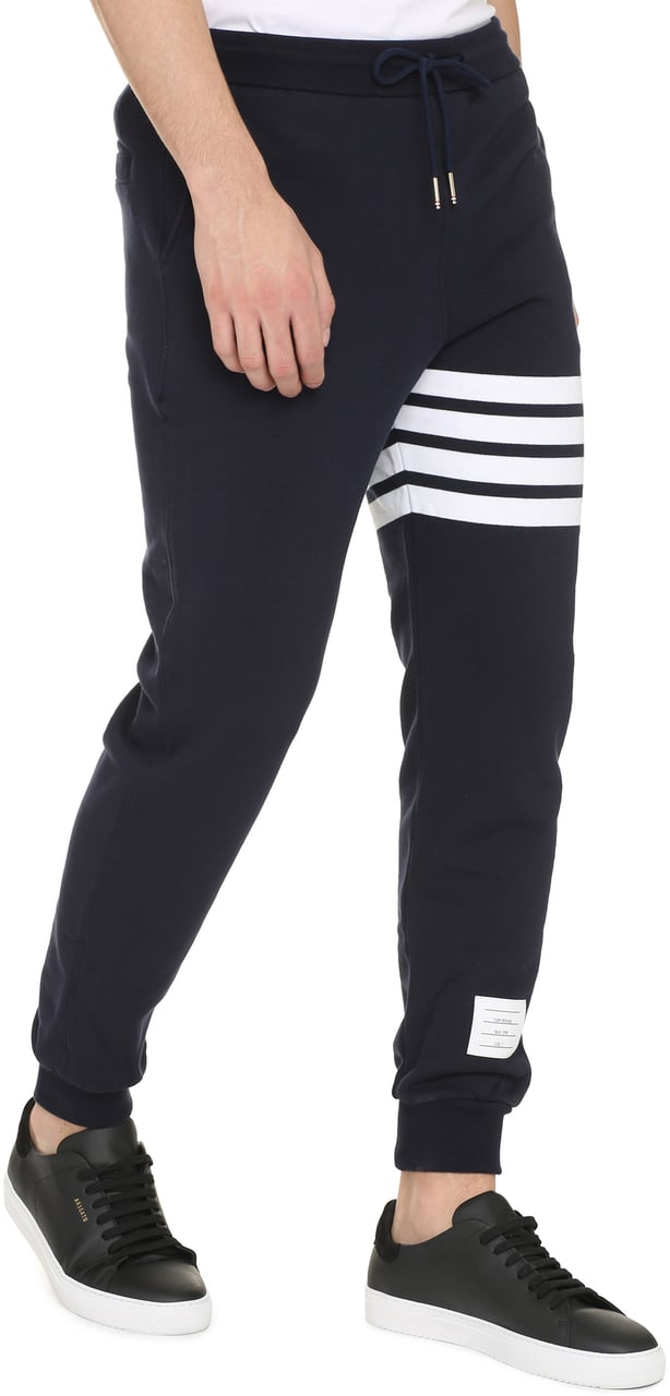 Thom Browne Track-pants with decorative stripes Navy
