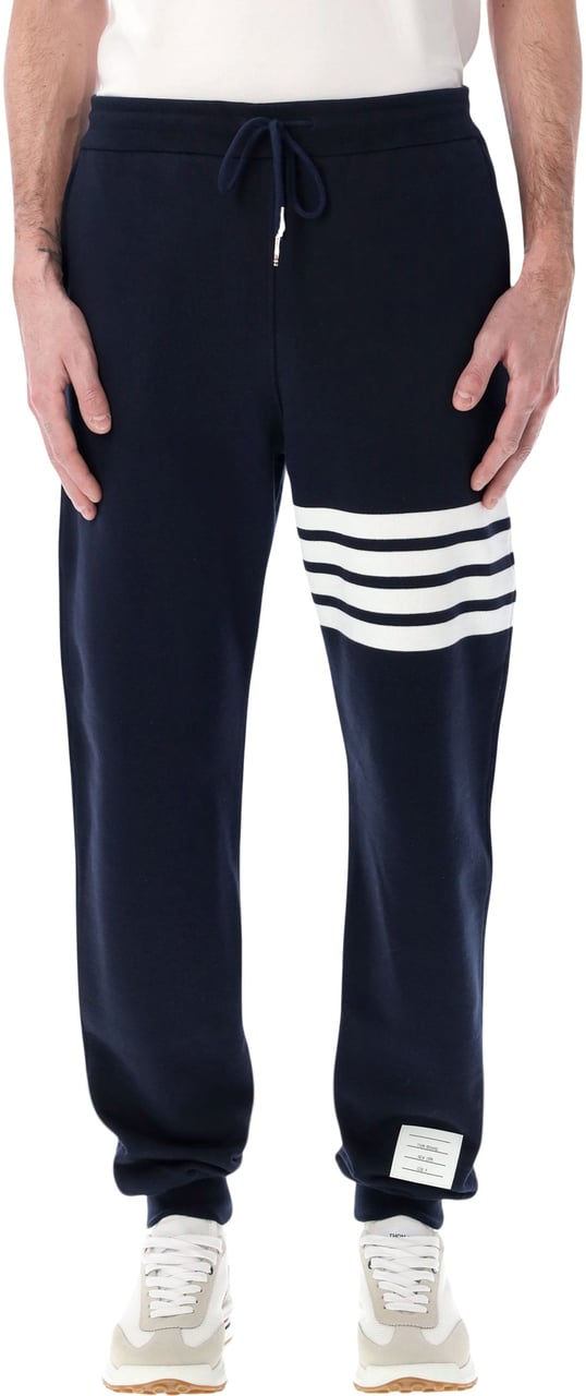 Thom Browne Classic Sweatpant In Classic Loopback W/ Blu Navy
